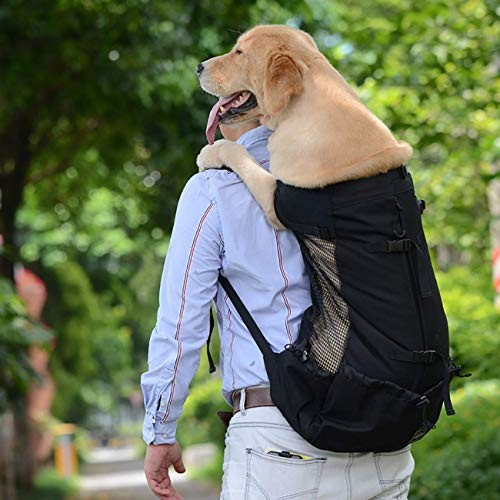 Woolala Light Weight Pet Carrier Backpack for Small and Medium Dogs, Black, M-4