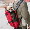 Woolala Lightweight Pet Carrier Backpack for Small and Medium Dogs, Red, XL