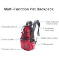 Woolala Lightweight Pet Carrier Backpack for Small and Medium Dogs, Red, XL