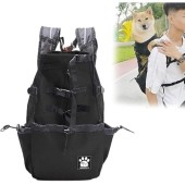 Woolala Lightweight Pet Carrier Backpack for Small and Medium Dogs, Upgraded Black, Size S