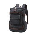 WTiger Black Canvas Backpack with 15.6