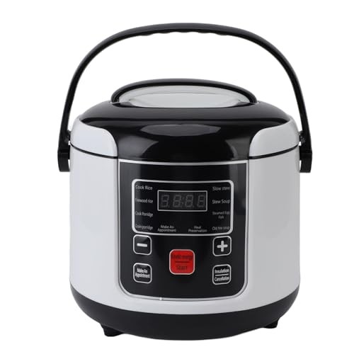 Yctze 2L 12V Car Rice Cooker with Inner Pot and Steam Basket-1