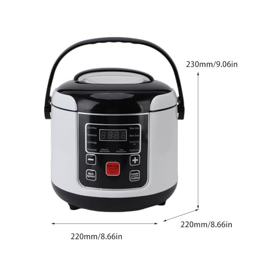 Yctze 2L 12V Car Rice Cooker with Inner Pot and Steam Basket-8