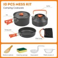 Yeqqzq Camping Cookware Set for 2 to 3 People