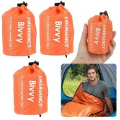 YUFFQOPC 4 Pack Emergency Sleeping Bags, Emergency Bivvy Bags