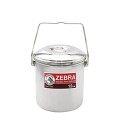 Zebra Technologies Loop Handle Pot, Stainless Steel, 14 cm