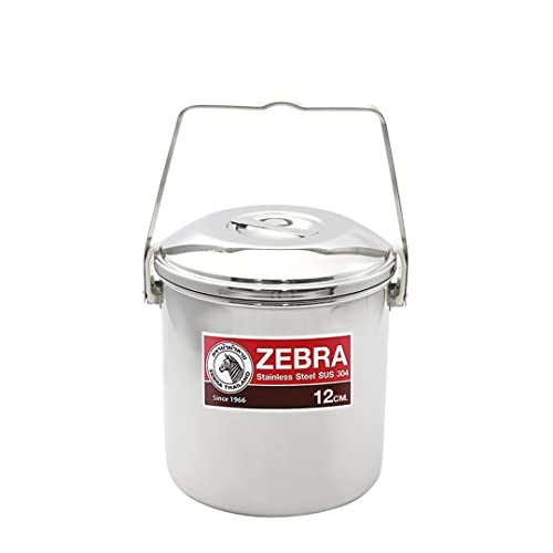 Zebra Technologies Loop Handle Pot, Stainless Steel, 14 cm