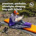 Big Agnes Fly Creek UL 50 Degree Zip Quilt, Long