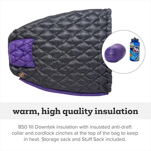 Big Agnes Fly Creek UL 50 Degree Zip Quilt, Long-4