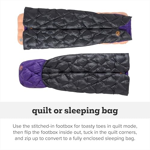 Big Agnes Fly Creek UL 50 Degree Zip Quilt, Long-5