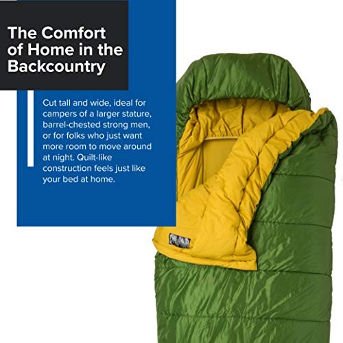 Big Agnes Echo Park Sleeping Bag, Green/Olive, 20 Degree-1