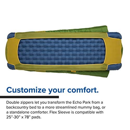 Big Agnes Echo Park Sleeping Bag, Green/Olive, 20 Degree-4