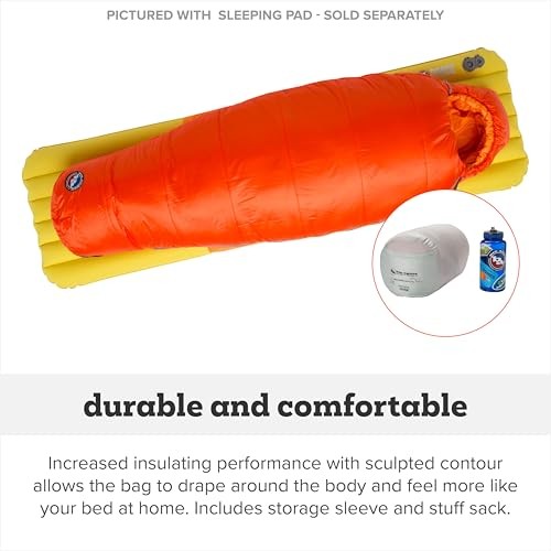 Big Agnes Wolverine Juniors Sleeping Bag, 20 Degree, Regular - Left-3