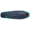 Big Agnes Women's Daisy Mae 0 Degree Sleeping Bag, Regular, Right Zip, Navy/Aqua