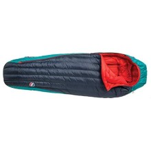 Big Agnes Women's Daisy Mae 0 Degree Sleeping Bag, Regular, Right Zip, Navy/Aqua