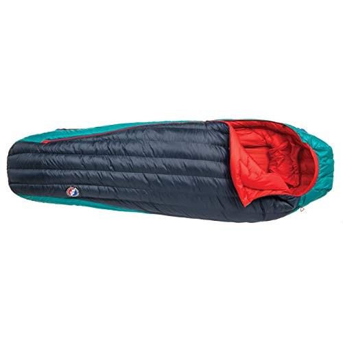 Big Agnes Women's Daisy Mae 0 Degree Sleeping Bag, Regular, Right Zip, Navy/Aqua