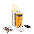 BioLite CampStove 2 wood-burning camping stove with USB charging