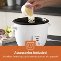 GEEPAS 1L Rice Cooker & Steamer, 400W with Keep Warm Function