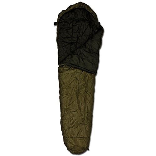 Mil-Tec 14110001 2 Layer Mummy Sleeping Bag, Olive-1