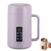 Generic Purple Mini Rice Cooker, 1L Multi-Function Travel Stew Pot