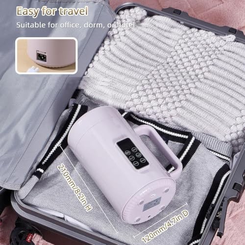 Generic Purple Mini Rice Cooker, 1L Multi-Function Travel Stew Pot-5