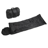 Mil-Tec Pilot Camping Sleeping Bag, Black Camouflage
